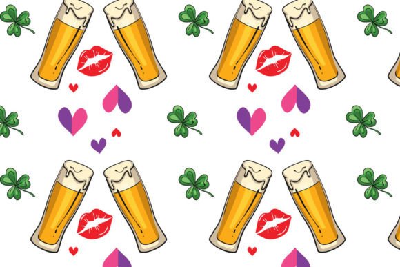 Beer Valentine Seamless Patterns: A Review for Graphics & Freebies