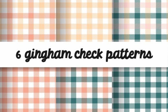 Check Digital Paper Seamless Patterns for Graphics and Editorial