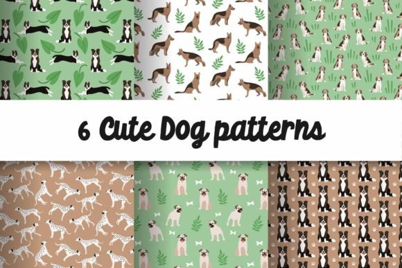 Cute Puppy Dogs Patterns: A Designer's Review of Graphics and Patterns