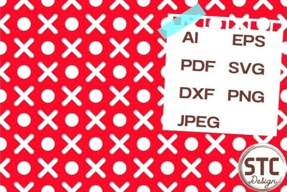Geometric Red White Seamless Patterns for Modern Graphics
