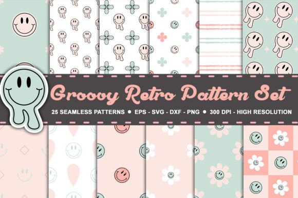 Groovy Retro Boho Patterns Bundle Review