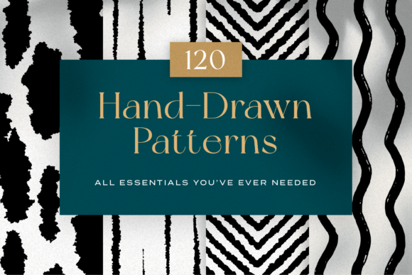 Hand-Drawn Organic Patterns: Essential Graphics for Modern Crafts