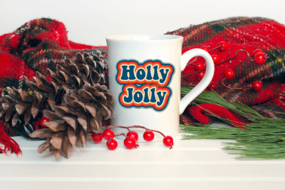Holly Jolly Inscription Graphics and Illustrations for Modern Publishing