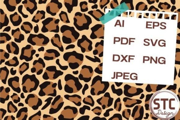 Leopard Seamless Patterns Background for Graphics and Patterns