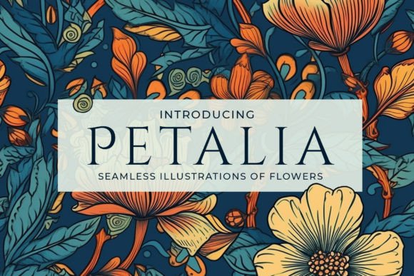 Petalia - Seamless Flower Patterns Graphics Review