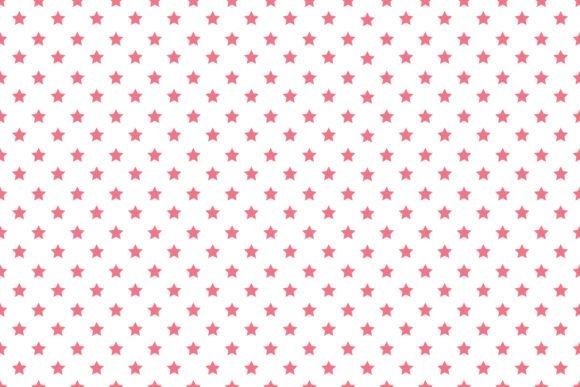 Pink Seamless Stars Patterns on White Review
