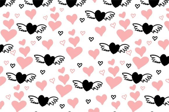 Valentines Day Patterns: Premium Graphics for Editorial Publishing